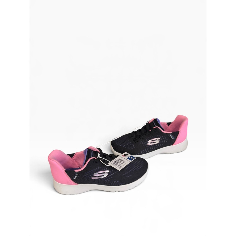 Skechers Kids Swift Fit Sneakers Size 3 Black Pink NWT Girls Athletic Shoes